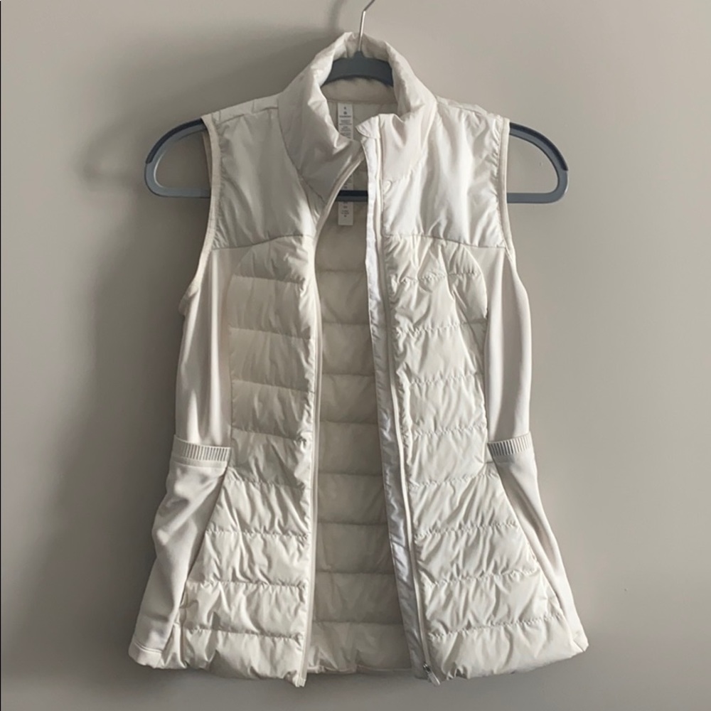 White Lululemon vest